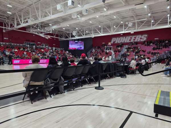 William H. Pitt Center, section: 107, row: A, seat: 7