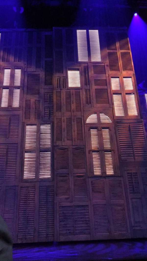 Marquis Theatre, section: Orchestra C, row: A, seat: 104