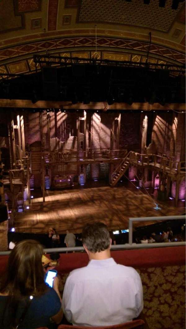 Richard Rodgers Theatre, section: Front Mezzanine L, row: C, seat: 3