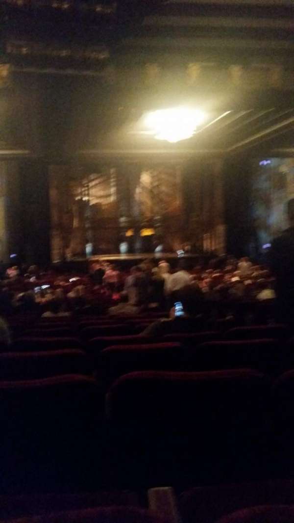 Hollywood Pantages Theatre, section: Orchestra C, row: W, seat: no clue