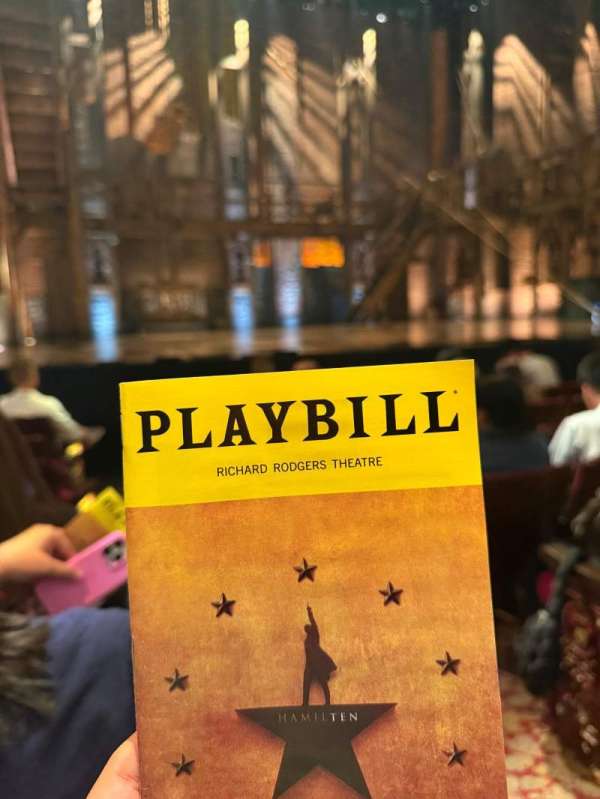 Richard Rodgers Theatre, section: Orchestra L, row: F, seat: 1