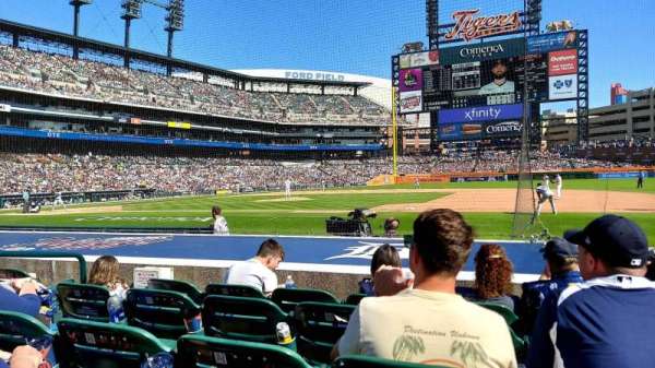 Comerica Park, section: 120, row: 11, seat: 2