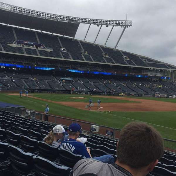 Kauffman Stadium, section: 141, row: K, seat: 12