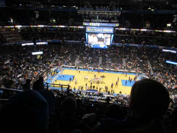 Paycom Center, section: 323, row: K, seat: 18