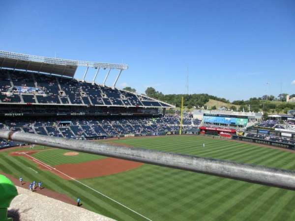 Kauffman Stadium, section: 437, row: A, seat: 18