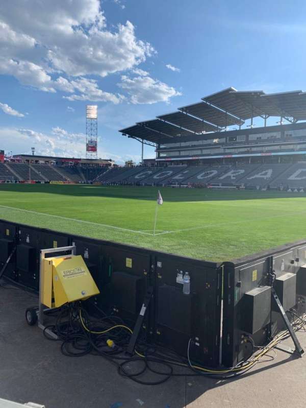 Dick's Sporting Goods Park, section: 100, row: 1, seat: 1