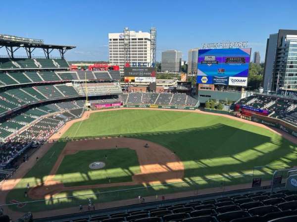 Truist Park, section: 420, row: 8, seat: 12