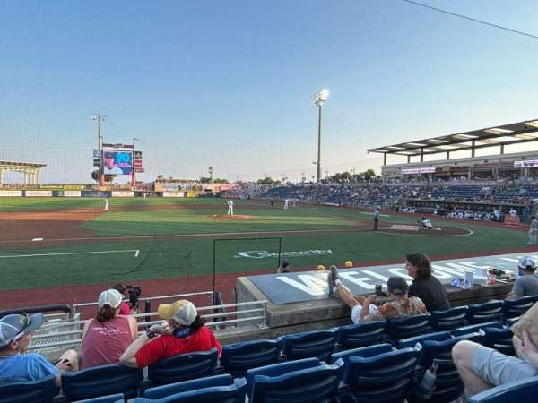 Blue Wahoos Stadium, section: 105, row: H, seat: 21