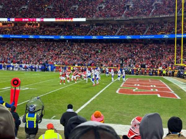 Arrowhead Stadium, section: 115, row: 5, seat: 5