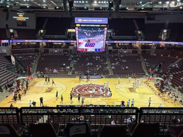 Great Southern Bank Arena, section: DD, row: 5, seat: 12