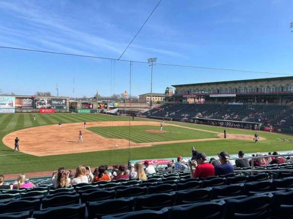 Hammons Field, section: M, row: 21, seat: 8