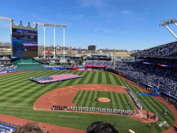 Kauffman Stadium, section: 412, row: C, seat: 11