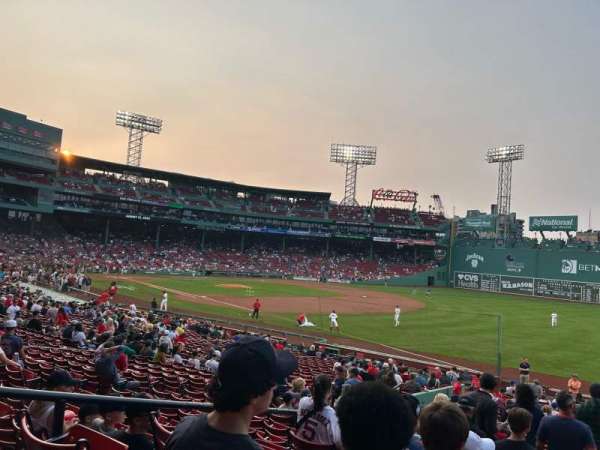 Fenway Park, section: Right Field Box 97, row: TT, seat: 8