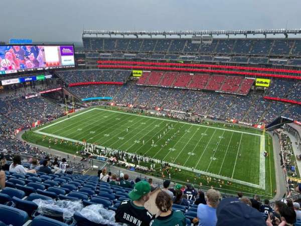 Gillette Stadium, section: 328, row: 21, seat: 12