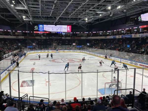 Cable Dahmer Arena, section: 120, row: M, seat: 8