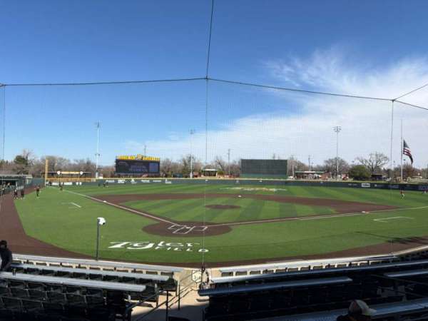 Eck Stadium, section: F, row: 1, seat: 5