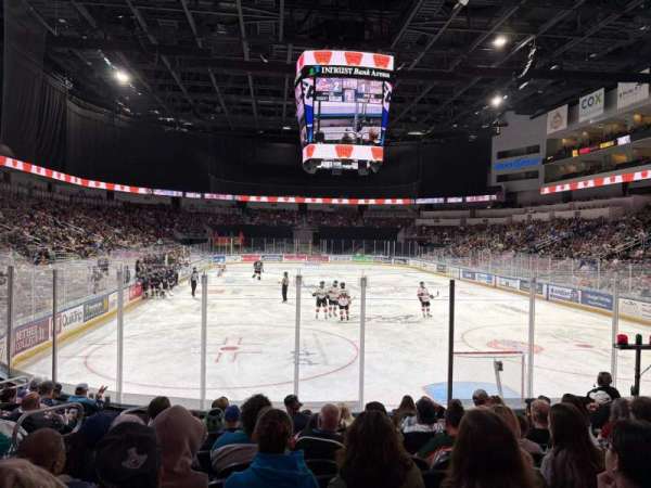 Intrust Bank Arena, section: 110, row: K, seat: 9