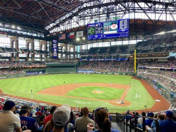 Globe Life Field, section: 111, row: 15, seat: 22