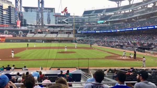 Truist Park, section: 131, row: 4, seat: 3