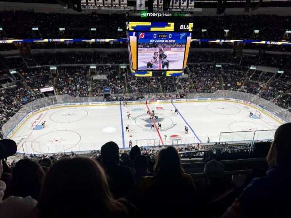 Enterprise Center, section: 321, row: K, seat: 6