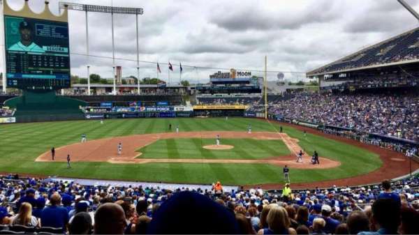 Kauffman Stadium, section: 223, row: LL, seat: 19