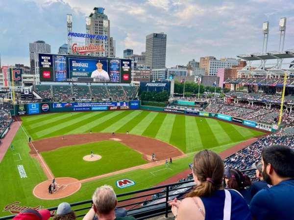 Progressive Field, section: 451, row: D, seat: 11