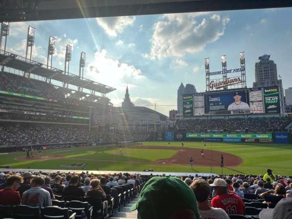 Progressive Field, section: 140, row: AA, seat: 10