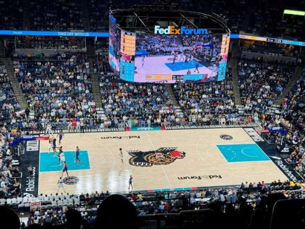 FedEx Forum, section: 207, row: Q, seat: 2
