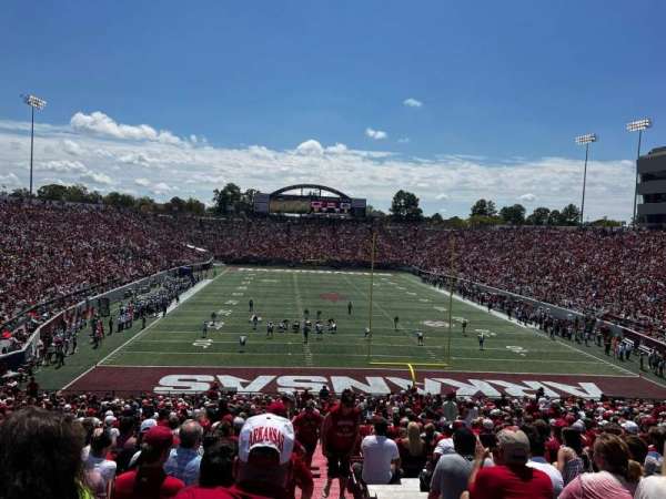 War Memorial Stadium, Little Rock, section: 37, row: 45, seat: 1