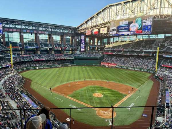Globe Life Field, section: 216, row: 4, seat: 7