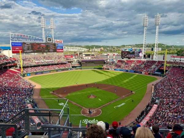 Great American Ball Park, section: 524, row: E, seat: 19