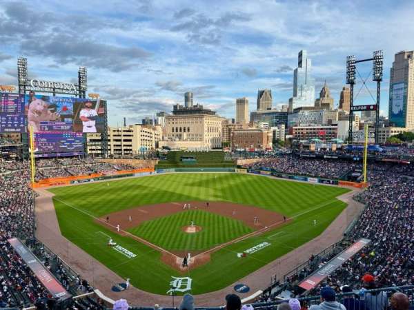 Comerica Park, section: 327, row: 2, seat: 12