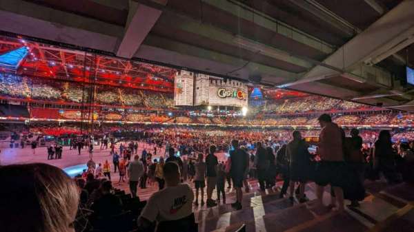 Principality Stadium, section: L33, row: 21, seat: 20