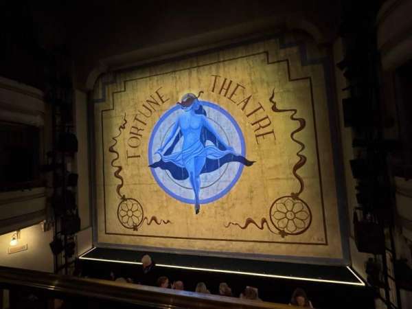 Fortune Theatre, section: Dress Circle, row: A, seat: 12