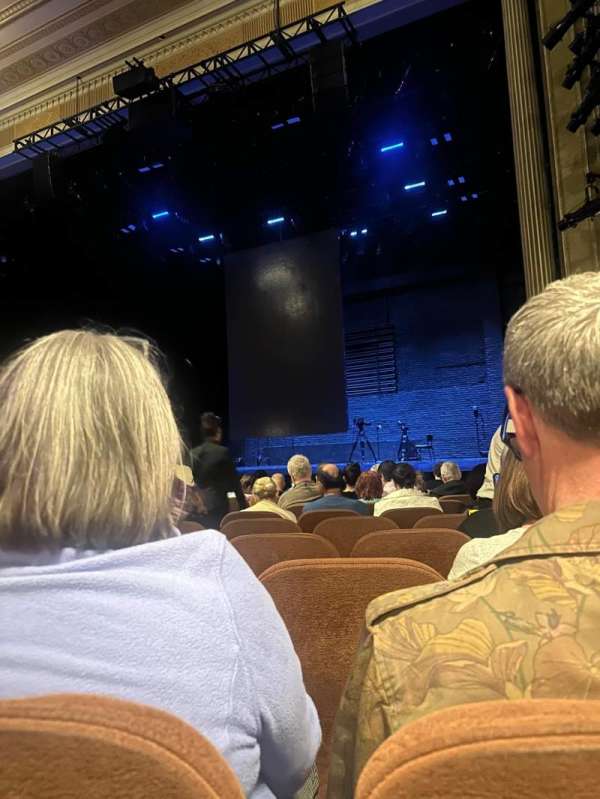 Music Box Theatre, section: Orchestra R, row: L, seat: 10