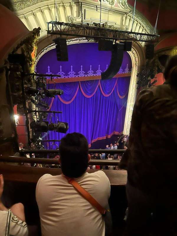 Lyceum Theatre, Broadway, section: Balcony L, row: B, seat: 1