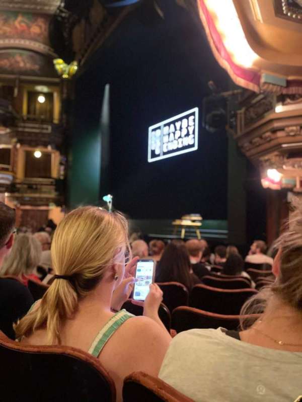 Belasco Theatre, section: Orchestra R, row: J, seat: 22