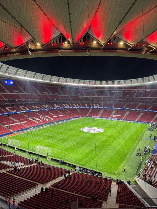 Estadio Metropolitano, Madrid, section: 414, row: 1, seat: 6