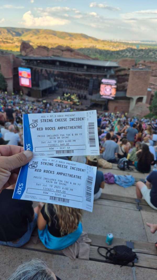 Red Rocks Amphitheatre, section: Upper GA, row: 51