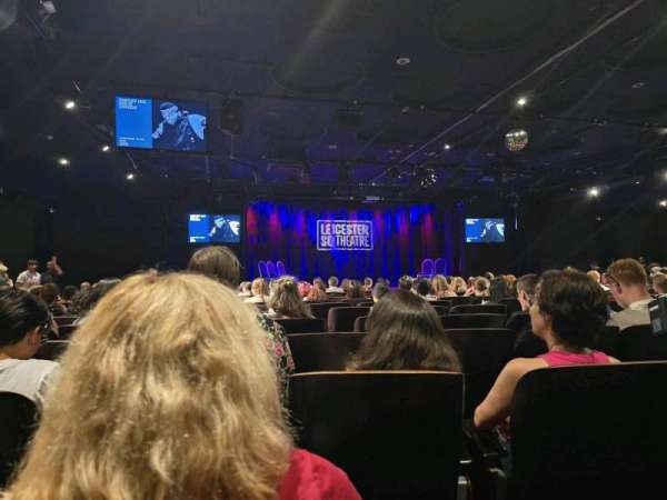 Leicester Square Theatre, section: Stalls, row: N, seat: 16