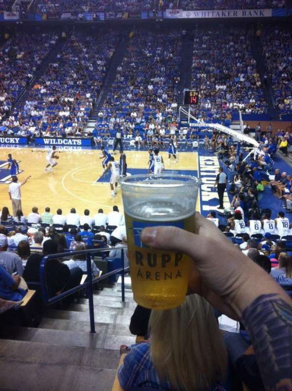 Rupp Arena, section: 12, row: H, seat: 1