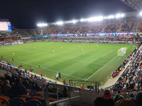 Shell Energy Stadium, section: 201, row: H, seat: 18