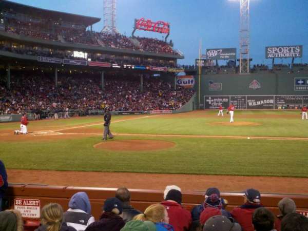 Fenway Park, section: 16-FB32, row: E, seat: 3