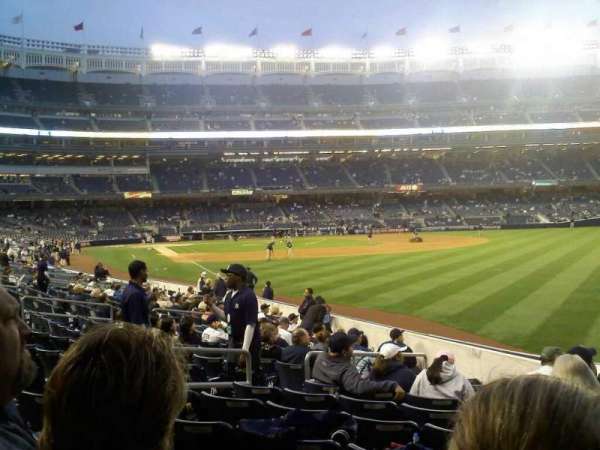 Yankee Stadium, section: 108, row: 18, seat: 6