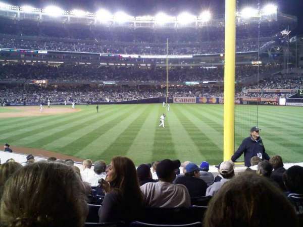 Yankee Stadium, section: 108, row: 18, seat: 6