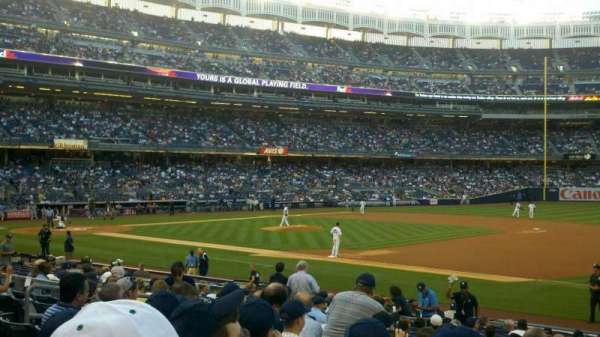 Yankee Stadium, section: 114A, row: 19, seat: 3