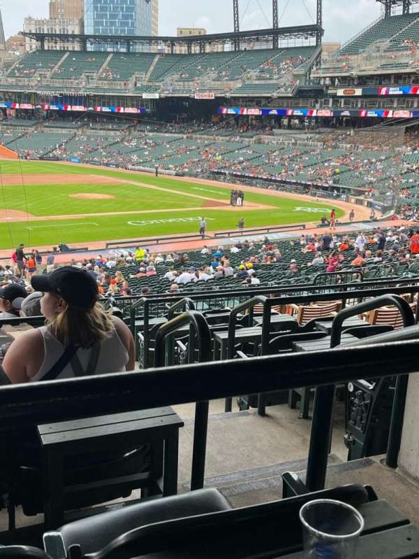 Comerica Park, section: 136A, row: G, seat: 4