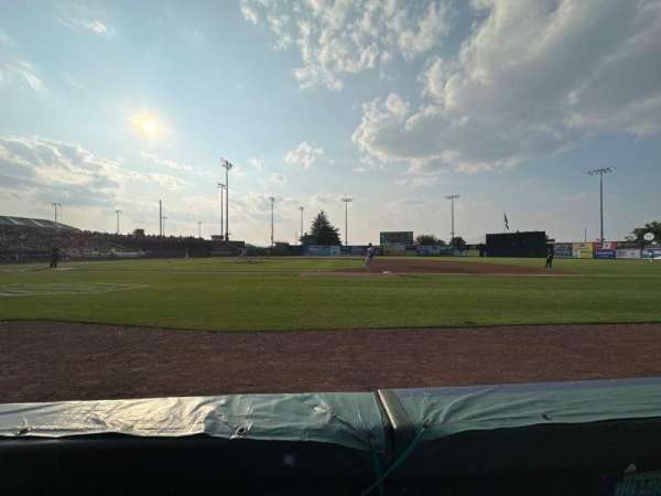 Bank Of The James Stadium, section: 2, row: A, seat: 1