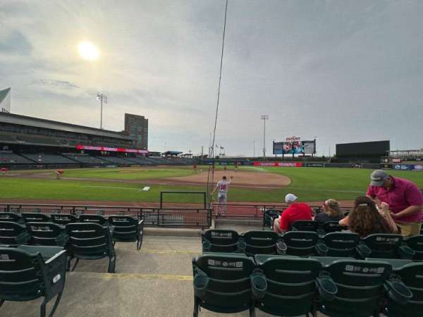 Louisville Slugger Field, section: 108, row: G, seat: 19