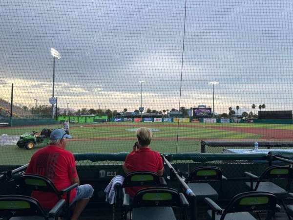 Jackie Robinson Ballpark, section: C, row: 1, seat: 10